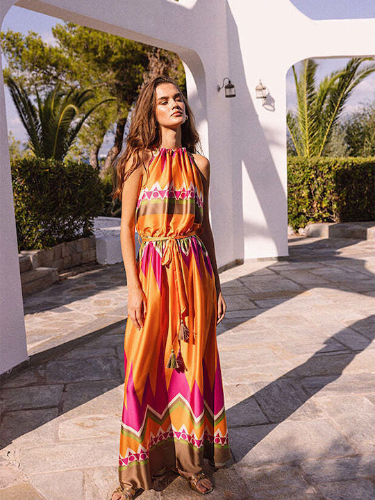 Nema Resort Wear Maxi Φόρεμα Multicolour
