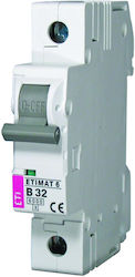 ETI Automatic Circuit Breaker 20A Single-pole 2111517