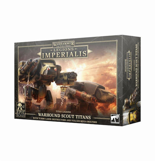 Games Workshop Warhammer: Die Horus-Häresie Legionen Imperialis Warhound Scout Titans Mit Turbo-Laser Zerstörer Und Vulcan Mega-Bolter Figuren
