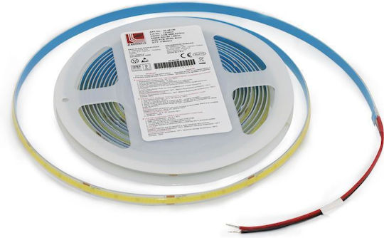 Adeleq Ταινία LED 24V Ψυχρό Λευκό Φως 5m Τύπου COB