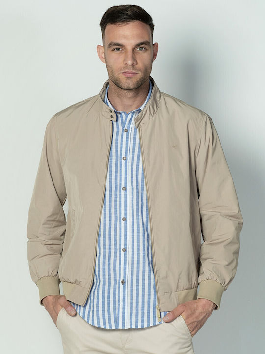 Jacke Bomber Wasserdicht und Winddicht Beige