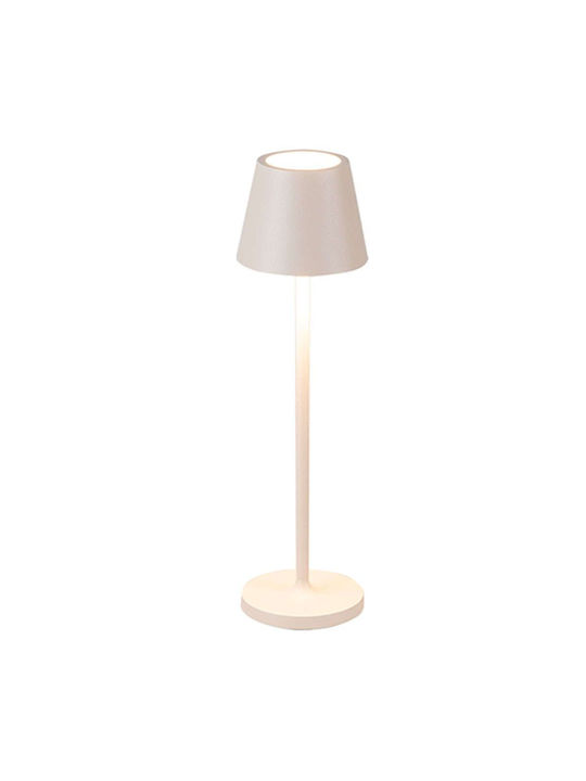 Zambelis Lights Outdoor Floor Lamp LED for Exterior Space 1.5W with Warm White Light Beige