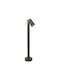 Zambelis Lights Outdoor Floor Lamp Small Post 15W IP54 for GU10 Light Bulb Gray