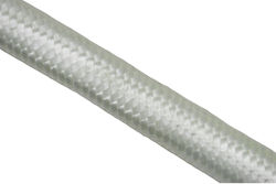 Șiret Poliester Alb 10mm