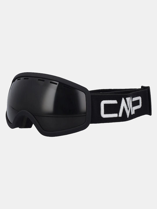 CMP Ski & Snowboard Goggles Kids Black with Lens in Black Color