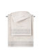 Guy Laroche Σετ Πετσέτες Μπάνιου 3τμχ Emblem Ivory Βάρους 500gr/m²