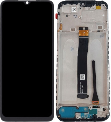 Οθόνη με Μηχανισμό Αφής και Πλαίσιο για Xiaomi Poco C40 (Μαύρο)
