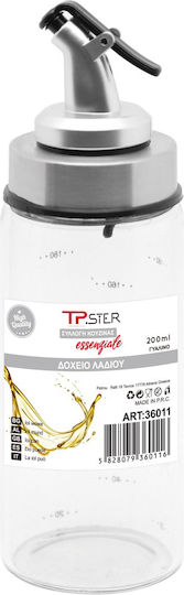 Tpster Δοχείο Λαδιού Γυάλινο με Ροή 200ml