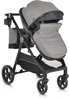 Moni Tokyo Adjustable 2 in 1 Baby Stroller Suitable for Newborn Gray