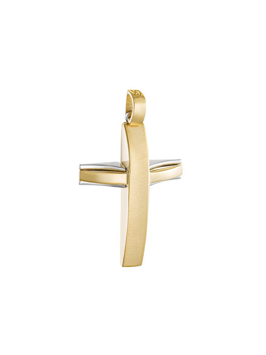 Herren Gold Kreuz 14K