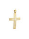 Herren Gold Kreuz 14K