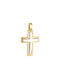 Herren Gold Kreuz 14K