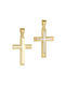 Herren Gold Kreuz 14K