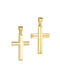 Herren Gold Kreuz 14K