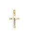 Men's Gold Cross 14K