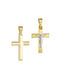 Herren Gold Kreuz 14K