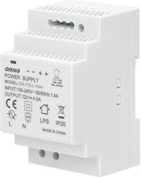 Orno Sursă de Alimentare pe Șină DIN cu Ieșire 12V și Putere 54W 4.5A