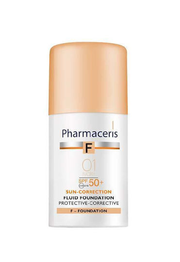Pharmaceris Sunscreen Lotion Face SPF50 with Color 01 Ivory 30ml