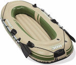 Bestway Voyager 300 Inflatable Boat for 1 Adult with Paddles 243x102cm Brown