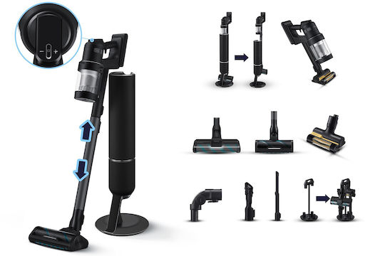 Samsung Bespoke Jet Rechargeable Stick Vacuum 25.2V Black