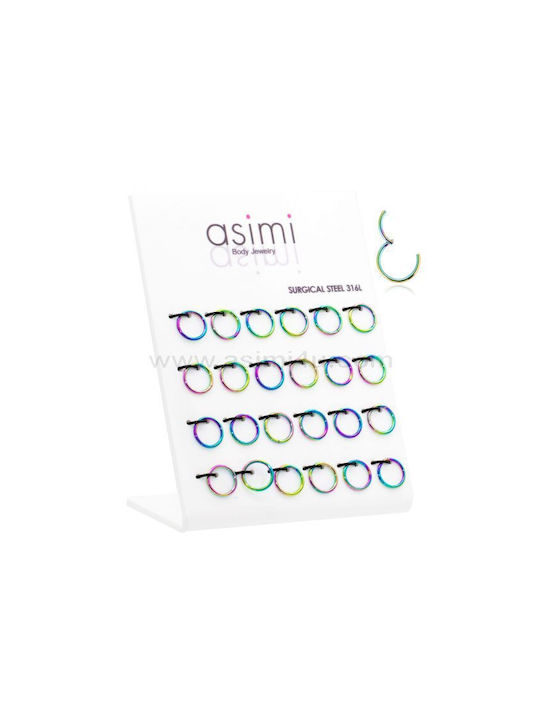 ASIMI Earrings Hoops made of Steel