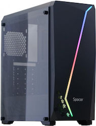 Spacer Flash Gaming Midi Tower με Πλαϊνό Παράθυρο Spacer Flash Gaming Midi Tower με Πλαϊνό Παράθυρο