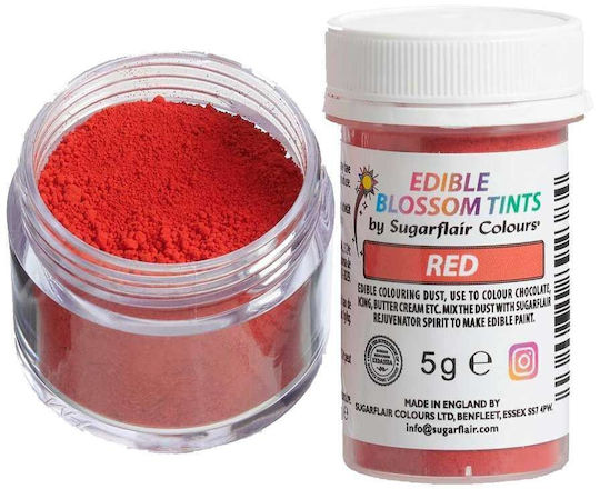 Sugarflair Χρώμα Ζαχαροπλαστικής σε Σκόνη Κόκκινο 5gr