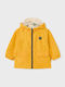 Kids' Casual Jacket Short Double Sided with Hood Mustard