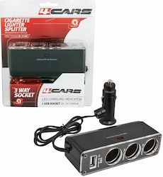 4cars Car Cigarette Lighter Adapter 12V - 24V