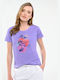 Volcano Women's T-shirt Violet