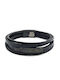 Lgd-br-2074 Leather Bracelet Legend Accessories Color Black Black Magnetic Magnetic Bracelet Stainless Steel