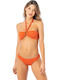 Vibrant Orange Bikini Set Triangle With Removable Padding Vibrant Orange