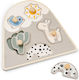 Joc de puzzle pentru copii din lemn Lalee Sand Done by Deer