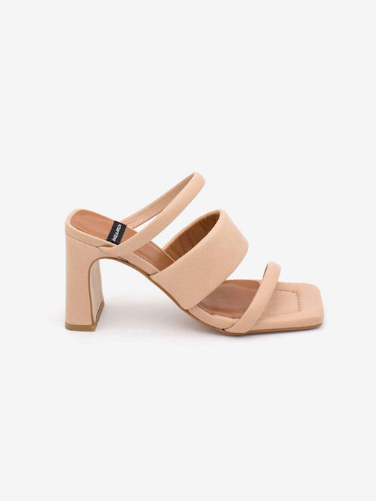 Angel Alarcon Leather Women's Sandals Pink