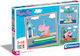 449133 Clementoni Kids Puzzle Super Color Peppa Pig 3x48 Pieces