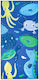 Tuc Tuc Kids Beach Towel Blue 150x77cm