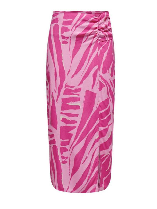 Only Midi Skirt in Pink color