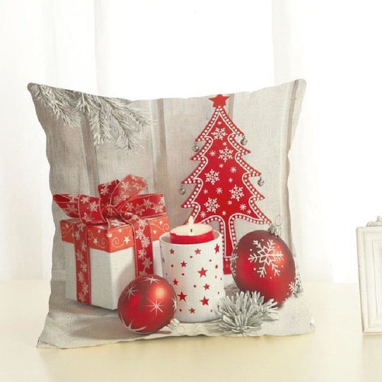 Pernă decorativă de Crăciun Pătrat Alb 45x45buc 1buc