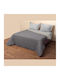 Coverlet Single Grey/Dark Grey 160x220cm