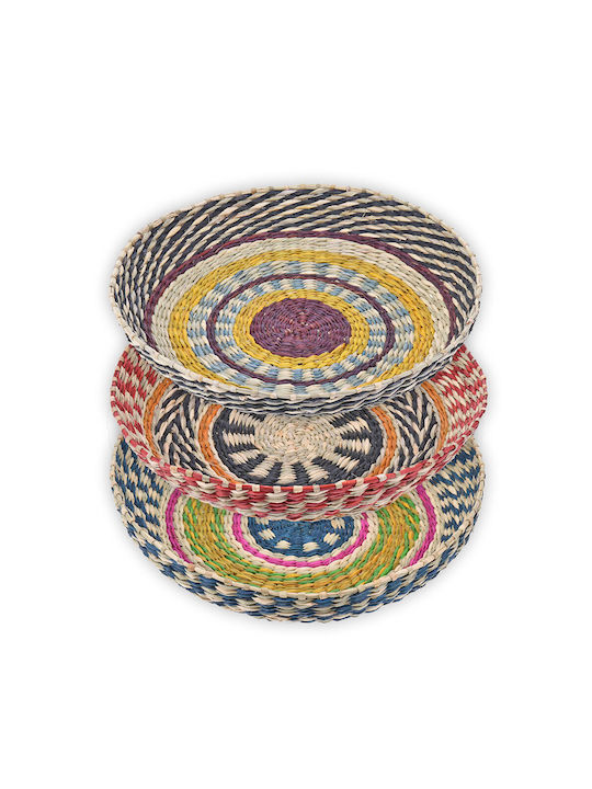 Zaros Decorativ de Perete din Material de Paie 31cm 1pcs