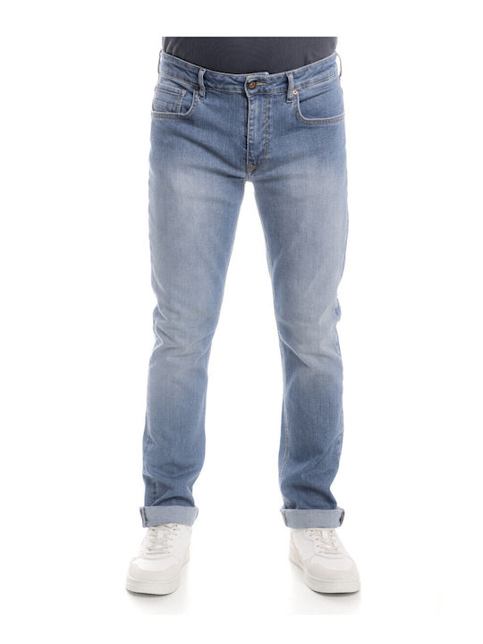 Zack L Men's Jeans Pants with Regular Fit Blue