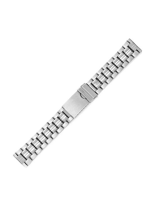 Μεταλλικό Μπρασελέ Ασημί 18mm As13_18 Οεμ