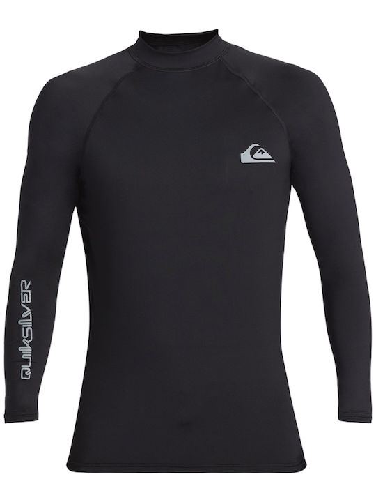 Quiksilver Everyday Upf50 Langärmelig Sonnenschutzshirt Schwarz