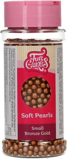 Fun Cakes Διακοσμητικές Πέρλες Mini Χρυσές 70gr F53365