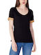 Martini Damen T-shirt Schwarz