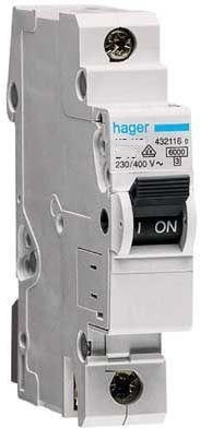 Hager Ρελέ Ράγας Ισχύος 63A Μονοπολικό με Τάση 230V