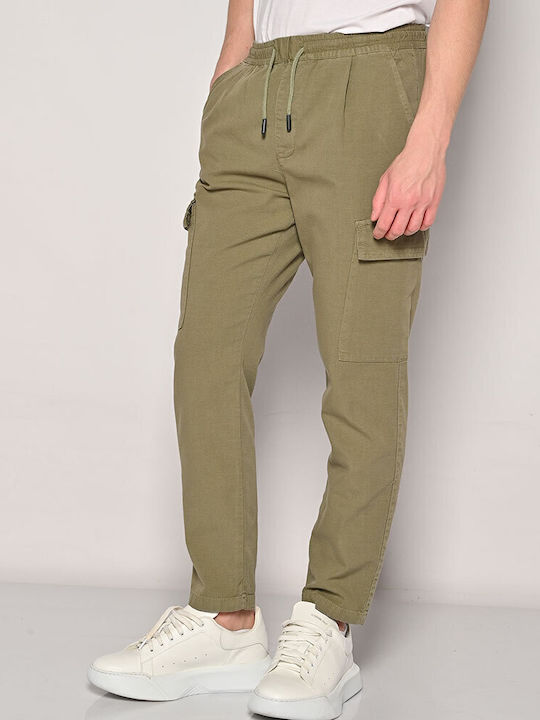 Brokers Jeans Trousers Cargo Khaki