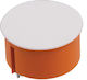 PAWBOL Surface Mounted Electrical Box for Drywall IP30 in Orange Color