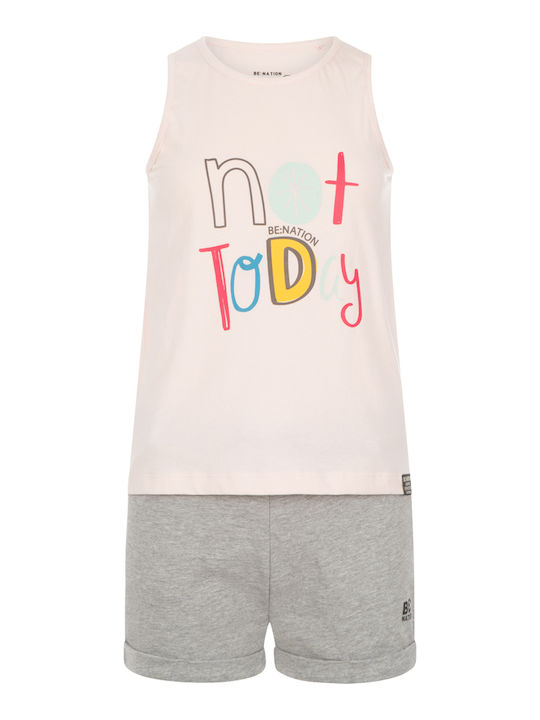 Kinder-Set mit Shorts Sommer 2Stück Rosa