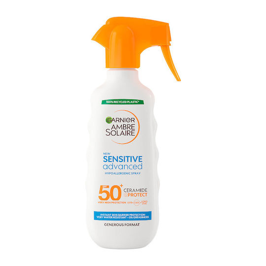 Garnier Ambre Solaire Sensitive Advanced Ceramide Protect Αντηλιακή Κρέμα Σώματος SPF50+ σε Spray 270ml